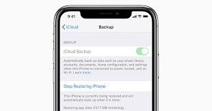 ipad or ipod touch with icloud backup