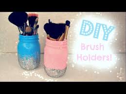 diy easy makeup brush holders you