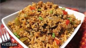 vegan cajun dirty rice you