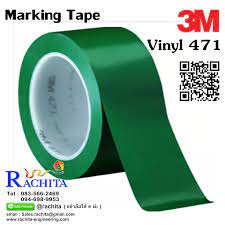 3m vinyl tape 471 green color เทปต เส น