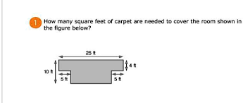 square feet of carpet