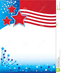 Patriotic Flyers Background Stock Illustration