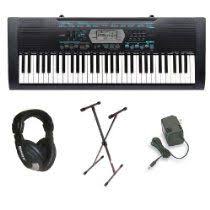 Casio Ctk 2100 61 Key Portable Keyboard Package With