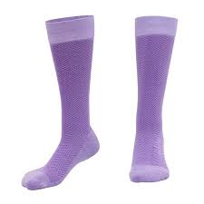 Graduated Compression Chevron Dress Socks For Men Women Mdsox 15 20 Mmhg Dark Lilac Small Best Choice Ideal For Everyday Use Travel