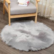super soft faux fur sheepskin rug