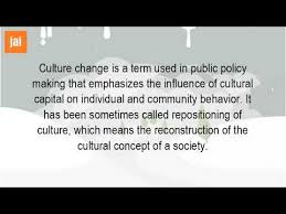 What Is Cultural Change In Sociology Youtube