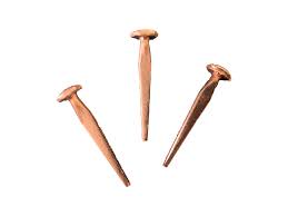 square cut boat nail copper plated