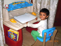 Art desk with legs, desktop shelf with light, chair. An Art Desk For Piglet And A Rainbow Loom For Snubnose Nishita S Rants And Raves