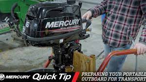 portable mercury outboard for transport