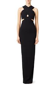 Black Adalyn Gown By Solace London For 75 90 Rent The