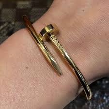 cartier juste un clou nail bracelet 18k