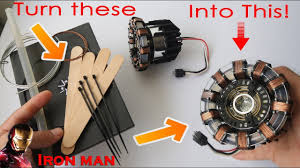 Simplest Way To Make Iron Man Arc Reactor Using The Most