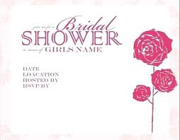 Bridal Shower Invitations Templates Free Printable