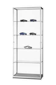 Display Cabinet Silver With Shelves And
