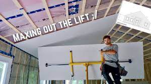 a drywall lift for 12 vaulted ceiling