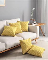 yellow cushions pillows for home