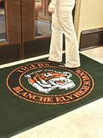 custom logo mats entrance floor