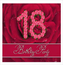 18th Bday Invitation Bohemian Bordered Birthday Invitation 18th