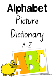 Alphabet Picture Dictionary A Z Charts Sa Print