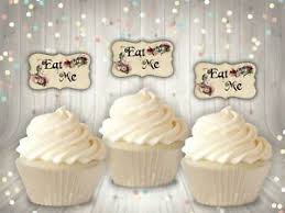 Here are 3 recipes to get the party started. Alice In Wonderland Eat Me Cupcake Toppers Cake Picks Birthday Baby Shower Party Ebay