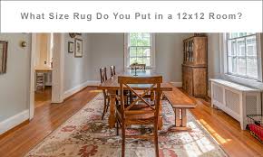 size rug do you put in a 12x12 room