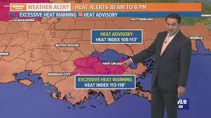 Excessive heat warning for parts of ...