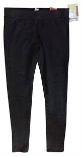 Mossimo Supply Co Ebony New Garment Dyed Leggings Size 14 L 34