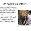 Why Do People Volunteer?
