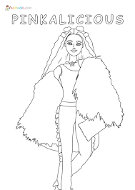 Quick view barbie® extra doll #1 in rainbow coat with pet poodle for kids 3 years old & upopens a popup. Barbie Coloring Pages 105 Images Free Printable