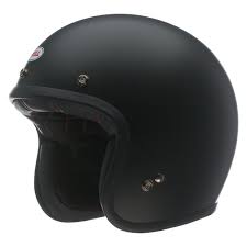 Bell Custom 500 Medium Matte Black Open Face Helmet