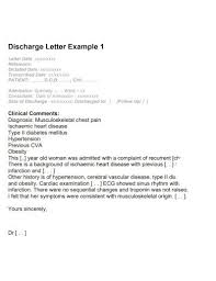 hospital discharge letter 9 exles