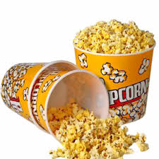 Amazon.com: Novelty Place Retro Style Plastic Popcorn Containers for Movie  Night - 7.1" Tall x 7.1" Top Diameter (3 Pack) : Industrial & Scientific