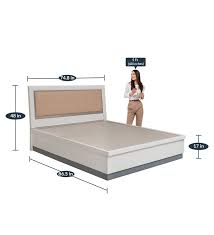 modern king size beds boston king size bed with hydraulic storage in white colour by evok pepperfry