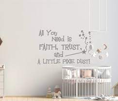 Tinkerbell Wall Decal Tinkerbell Quote