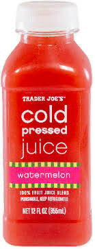 cold pressed watermelon juice trader