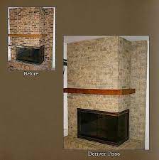 Refinish Brick Fireplace Photos