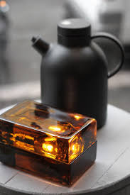 Block Lamp Amber Designed By Harri Koskinen For Design House