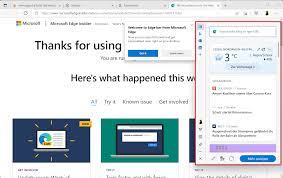 microsoft edge edge bar feature first