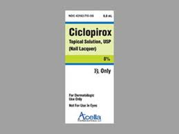 ciclopirox 8 top sol cl 6 6ml toprx