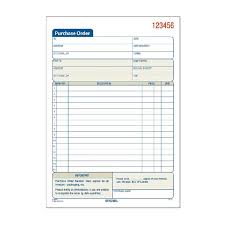 Adams Dc5831 10 Purchase Order Book Ct