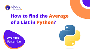 4 ways to find average of a list in