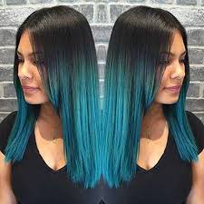 Get streaks using a comb applicator. Highlights Ideas Hair With Turquoise Blue Ombre Hair Mag