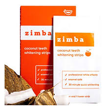 We recommend completing a treatment every quarter for the best results with zimba whitening strips. Zimba Teeth Whitening Strips Coconut Essential Oil Zimba Whitening Strips White Strips Teeth Whitening Sensitive Teeth Best Teeth Whitener Natural Whitening Strips 28 Strips 14 Uses Teeth Anatomy