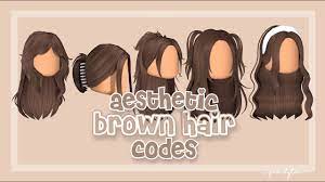 brown hair codes for bloxburg roblox