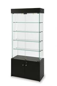 glass display showcase cabinet for
