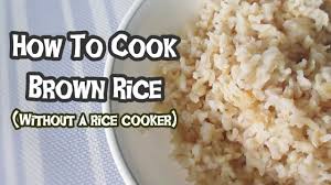 Then, add in a pinch of salt, close your cooker, and press the cook or start button. How To Cook Brown Rice Without A Rice Cooker Youtube