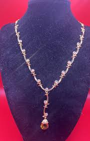 avon vine link chain y drop necklace