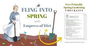 Spring Gardening Checklist Free