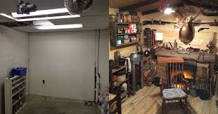 This Guy Built A Rustic Cabin Man Cave