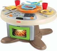 Find kitchen fisher price in canada | visit kijiji classifieds to buy, sell, or trade almost anything! Amazon Com Fisher Price Servin Surprises Kitchen Table Toys Games